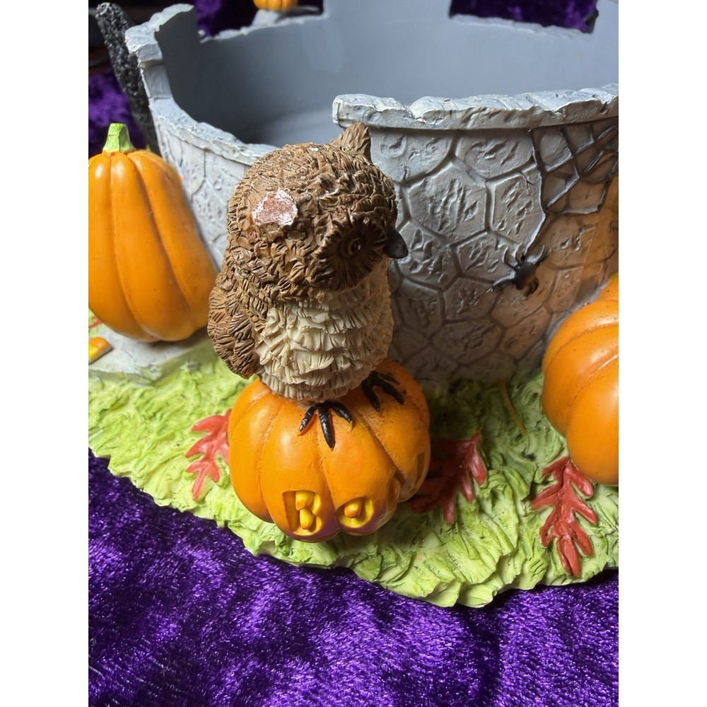 White Barn Candle Co Candle Holder Happy Haunting Halloween Autumn Decor Spooky - Picture 6 of 12